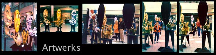 collection of photos of Art show