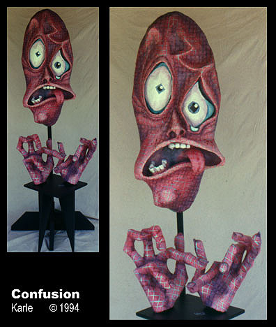 the face of confusion